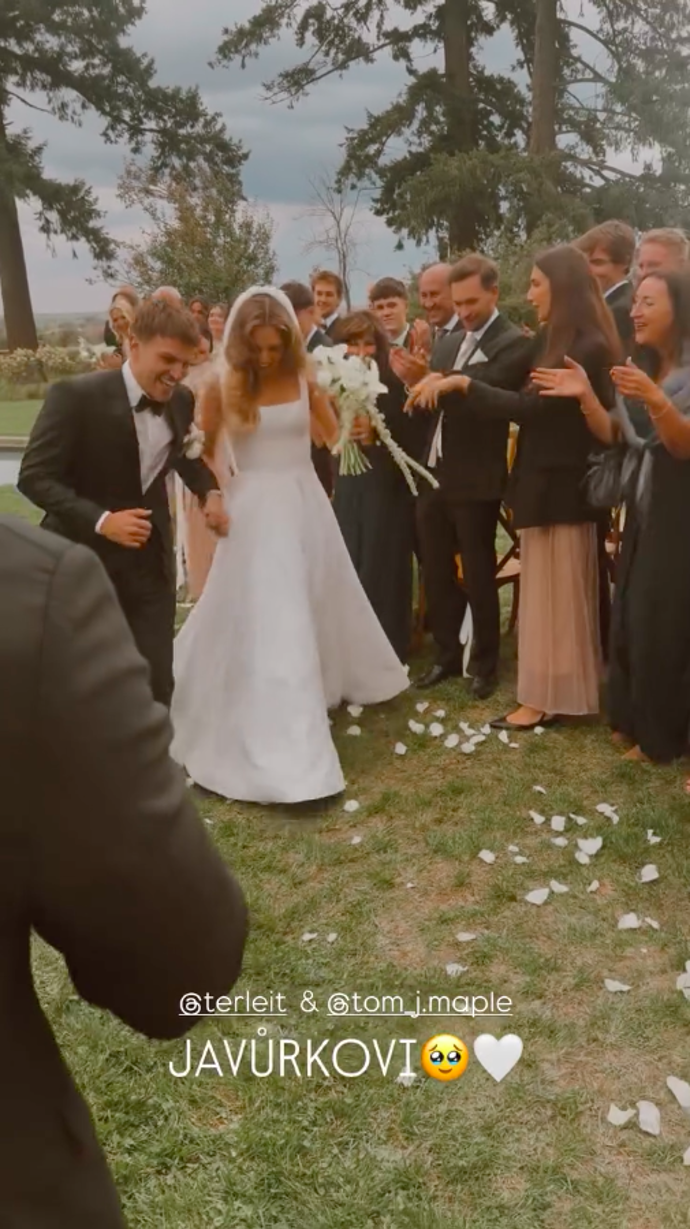 Tomáš Javůrek se oženil.