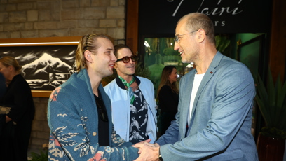 FOTO: Cameron Douglas a Edouard Philipponnat na premiéře dokumentu.