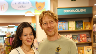 FOTO: Karel Janeček se svou partnerkou Lilií.