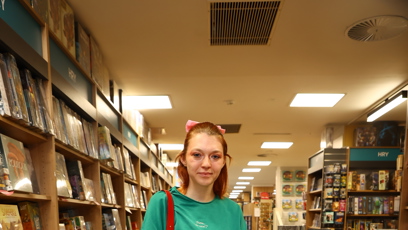 FOTO: Viktorie Janečková na křtu knihy svého otce.