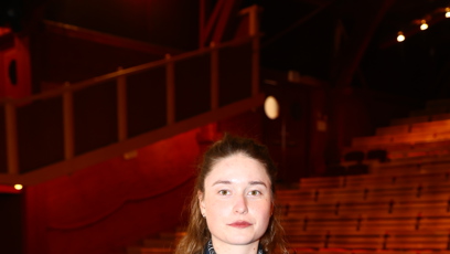 FOTO: Jindřiška Hanušová v divadle Na Fidlovačce.