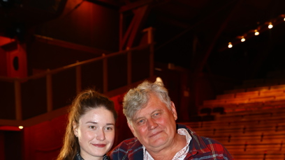 FOTO: Miroslav Hanuš se svou dcerou Jindřiškou.