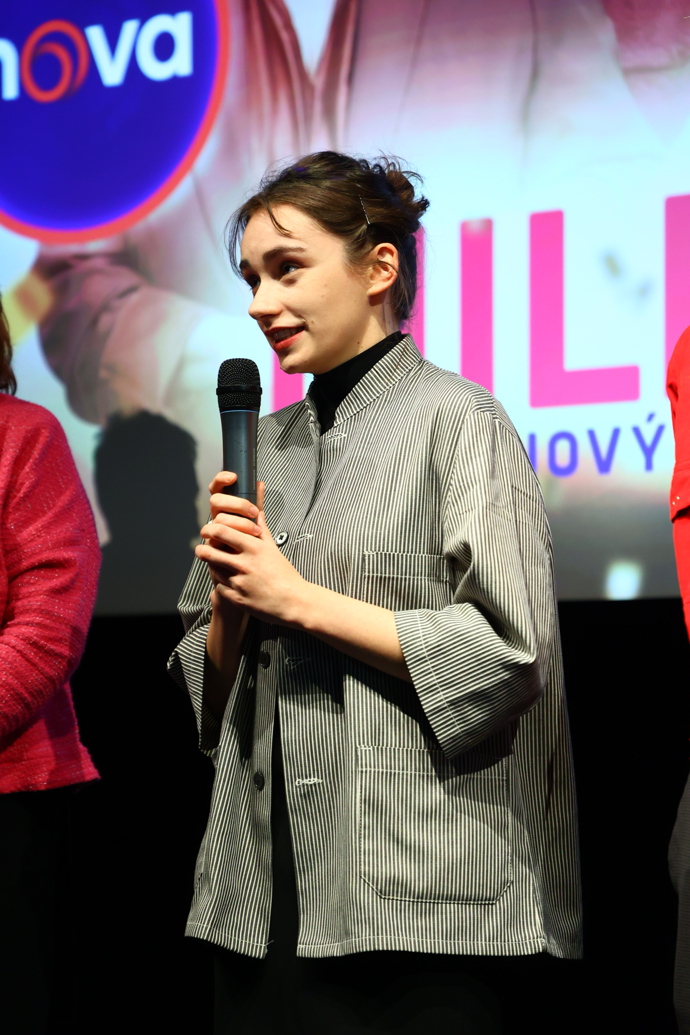 Marie Anna byla nadšená hlavně ze svých hereckých kolegů. 