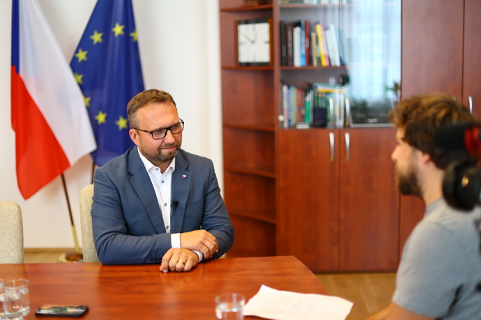 Marian Jurečka během rozhovoru pro eXtra.cz.