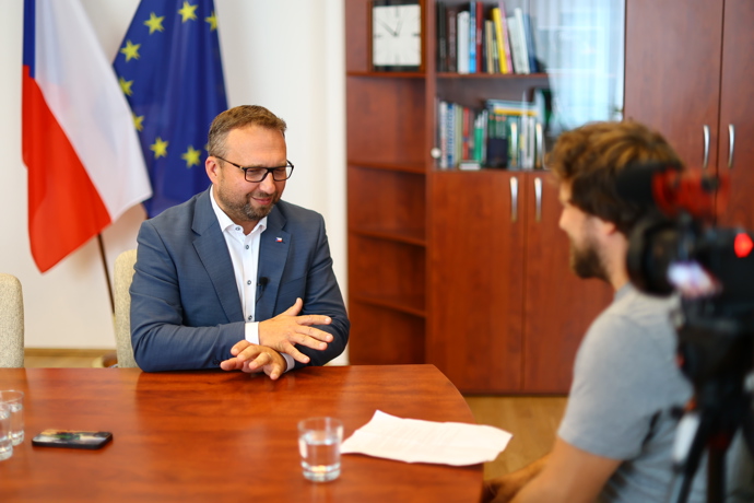 Marian Jurečka během rozhovoru pro eXtra.cz.