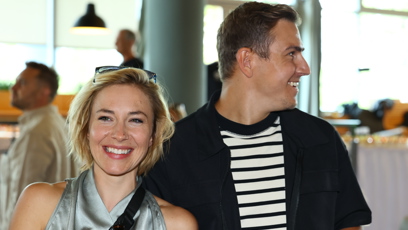 FOTO: Vysmátá Tereza Rychlá s Davidem Gránským.