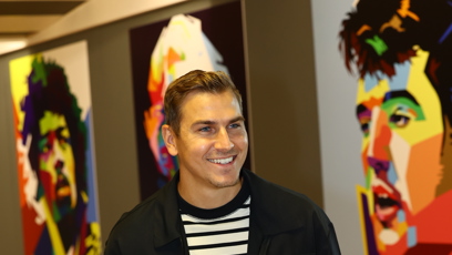FOTO: David Gránský při bowlingu.