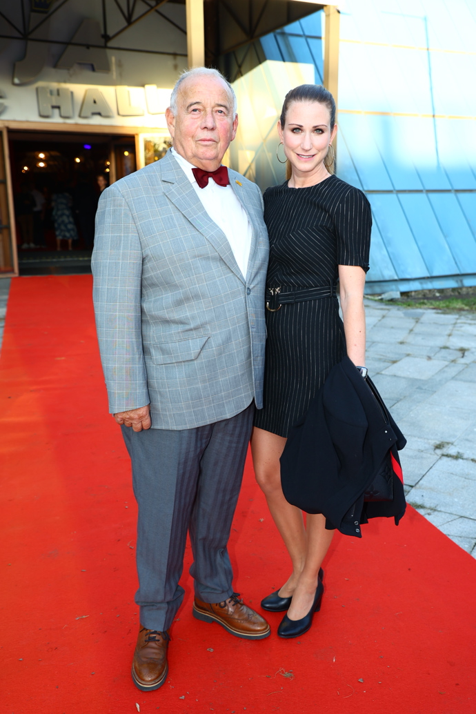 Herec Ivan Vyskočil na premiéře.