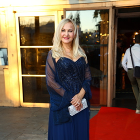 Šárka Grossová na premiéře Plesu upírů.