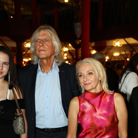 Veronika Žilková a Ivan Hubač na muzikálu Ples upírů. 