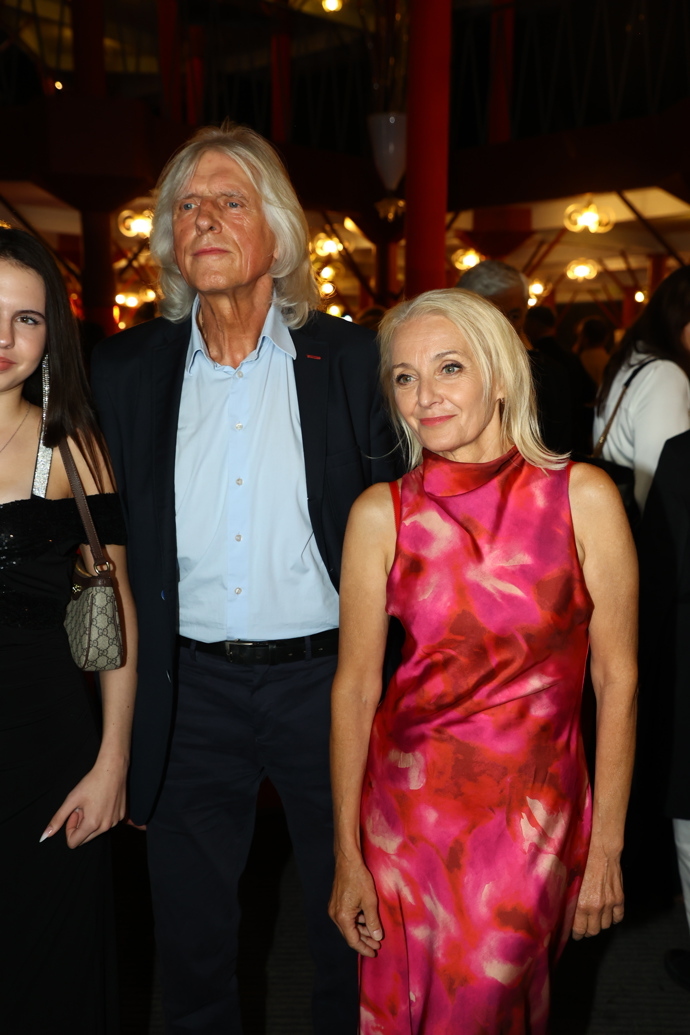 Veronika Žilková a Ivan Hubač na muzikálu Ples upírů. 