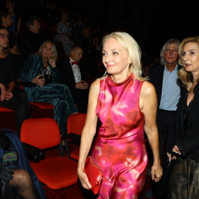 Veronika Žilková dorazila v dobré náladě.