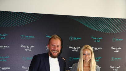 FOTO: Marek Raditsch s manželkou a dcerou.