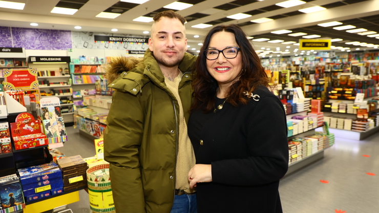 Šárka Rezková s Ottou Solčány.