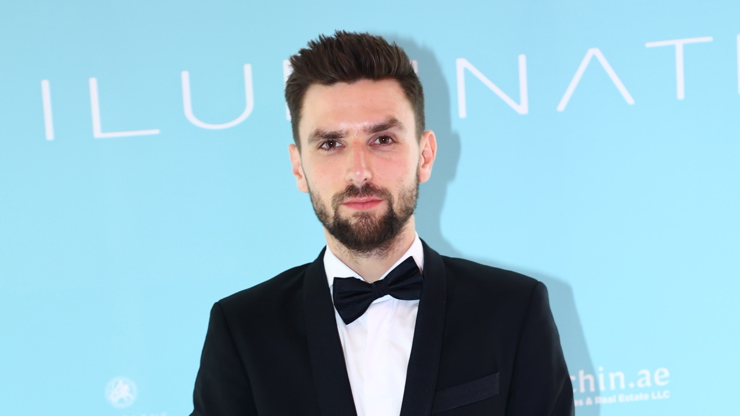 Vašek Matějovský na Iluminate party.