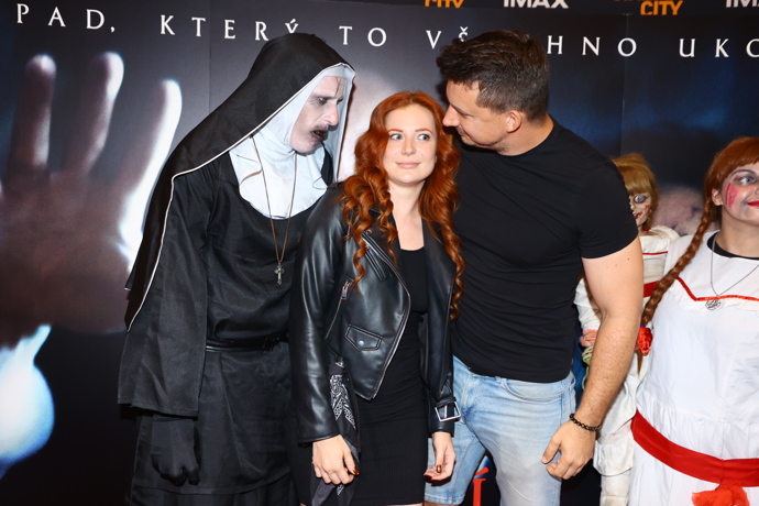 Kateřina Bláhová vytáhla s příchodem podzimu černý kožený křivák. 