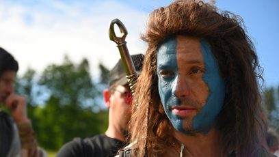 FOTO: Václav Neužil při natáčení filmu Letní lásky.