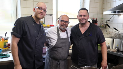 FOTO: David, Zdeněk Pohlreich a Michal.