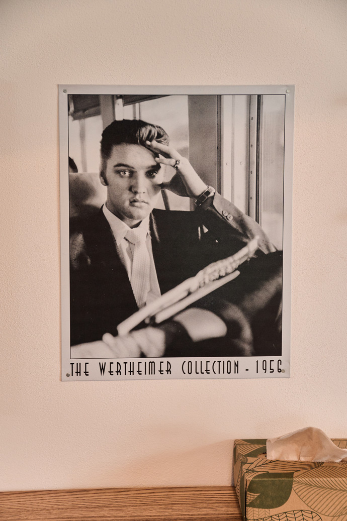 Velký idol a vzor Petra Vondráčka, ikona Elvis Presley.