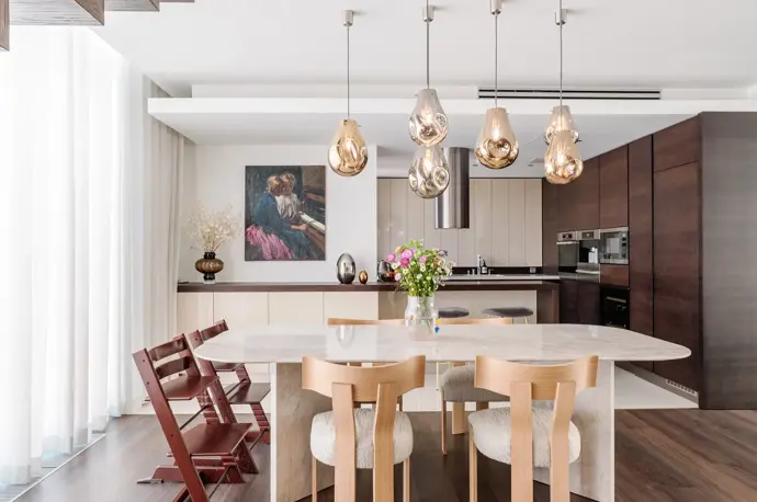 Kuchyně s jídelnou.