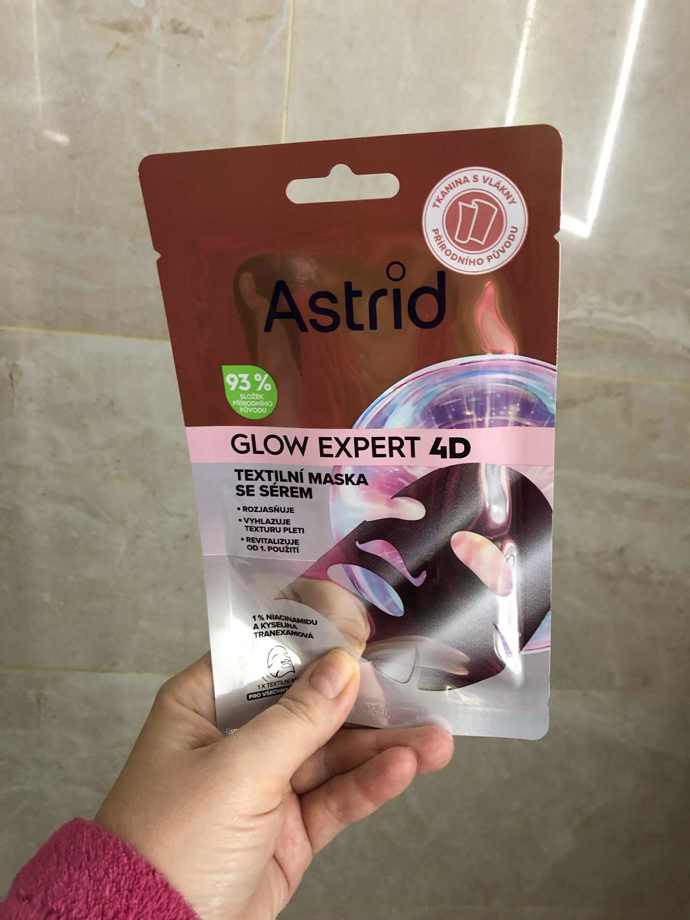 Editorka Klára chtěla masku od české firmy. Koupila proto produkt Glow Expert od značky Astrid