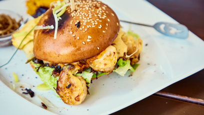FOTO: Burger s krevetami.