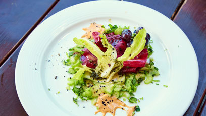 FOTO: Carpaccio z červené řepy.
