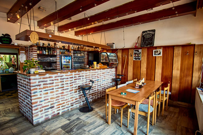 Na interiéru podniku se toho moc nezměnilo. 