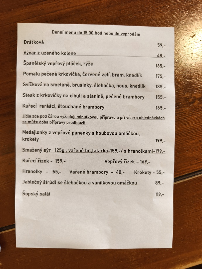 Ceny musel pan Ludvík navýšit a zákazníci si na ně zvykají. 