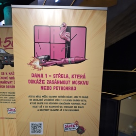 Během večera se vybíraly peníze na raketu, která nese jméno Dany Drábové.