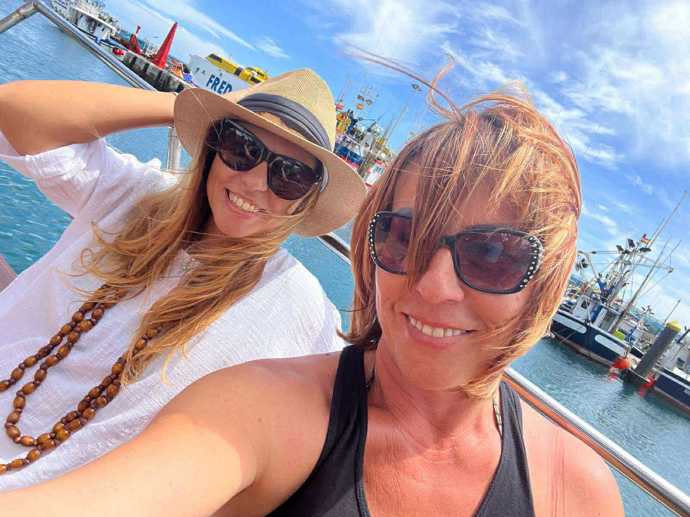 Diana Kallay s údajnou Hájkovou milenkou.