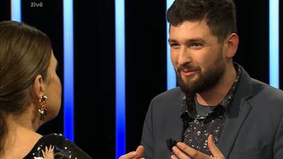 FOTO: Matěj Gregor v pořadu Máte slovo.