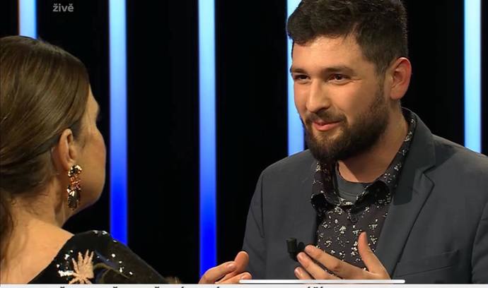 Matěj Gregor v pořadu Máte slovo.