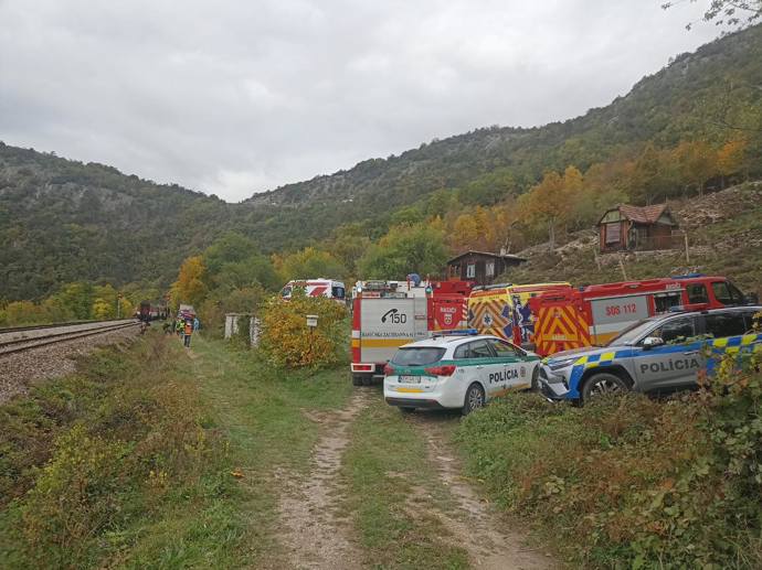 Tragická srážka vlaků na Slovensku.