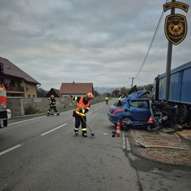 U obce Hovězí na Vsetínsku došlo k tragické nehodě.