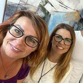 Diana Kallay a údajná milenka Vlasty Hájka.