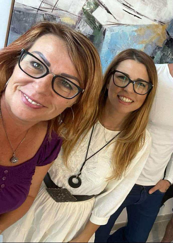 Diana Kallay a údajná milenka Vlasty Hájka.