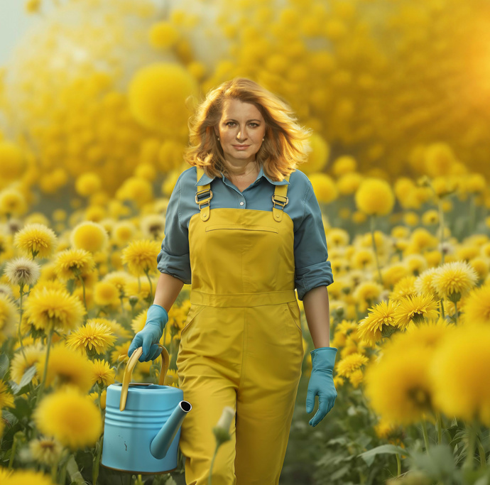 ČERVEN. Zuzana Čaputová - Ochránce pampelišek (které jsou svobodné, divoké a nedají se koupit)