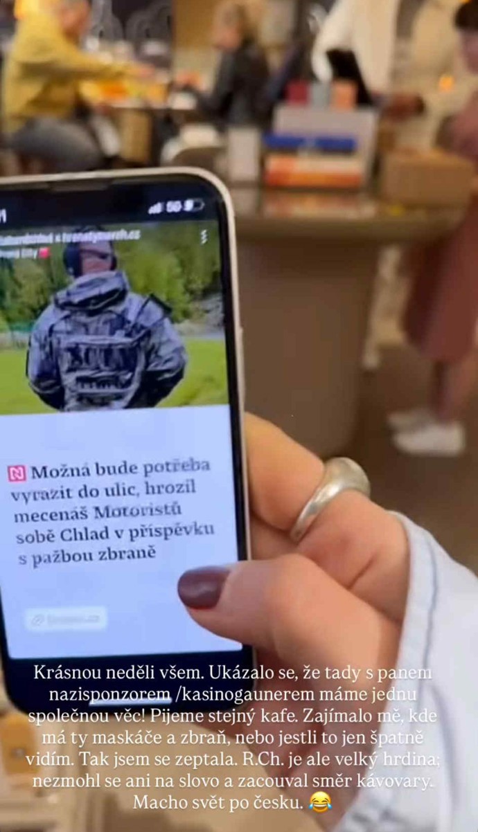 Emma Smetana konfrontovala Richarda Chlada.