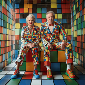 Petr Kostka a Carmen Mayerová letos pózují v tradičním kalendáři Proměny Fantazie 2026.