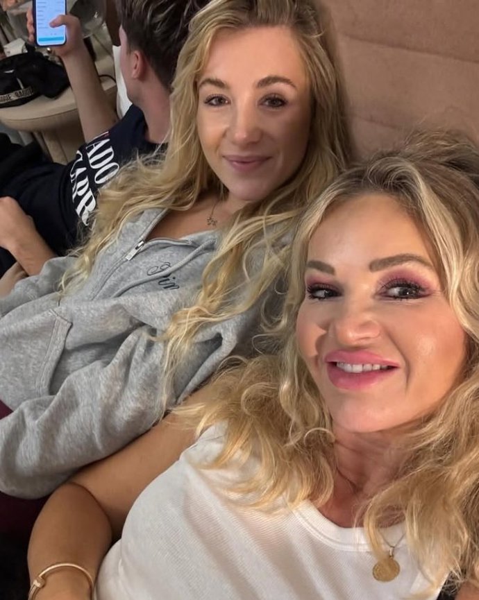 Monika Babišová s dcerou Vivien. 