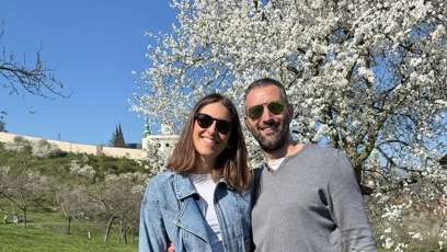 FOTO: Barbora Hermannová s partnerem.