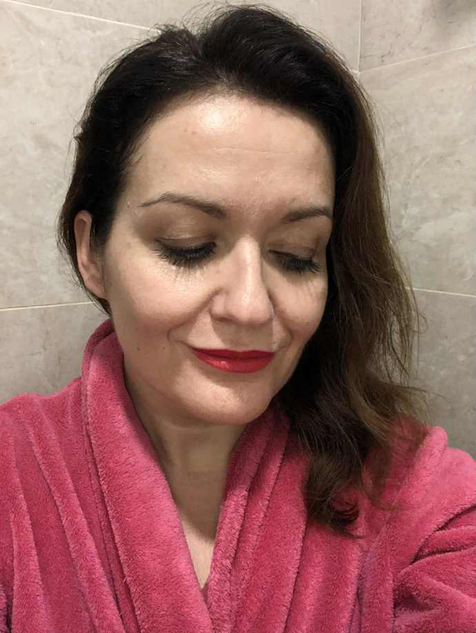 Klára zdokumentovala svou pleť před aplikací masky...