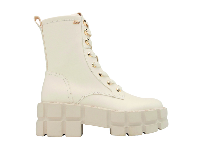 Krémová šněrovací obuv, Deichmann, 1999 Kč 