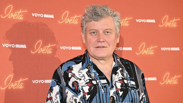 Miroslav Hanuš na premiéře seriálu Iveta.