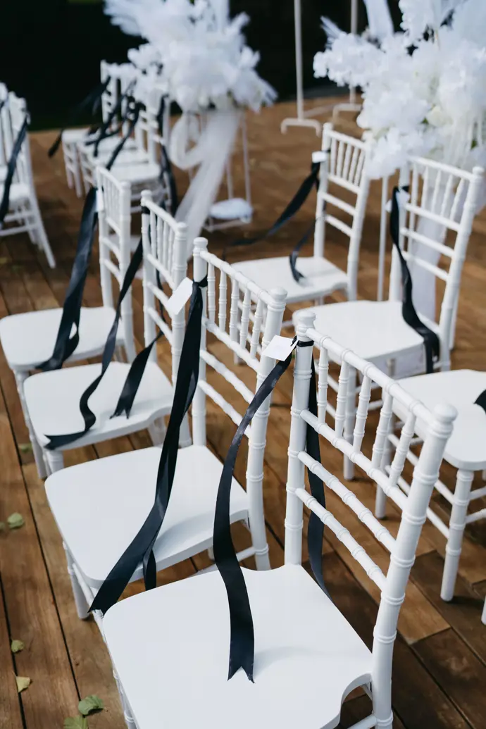 Dekorace v černobílém stylu...