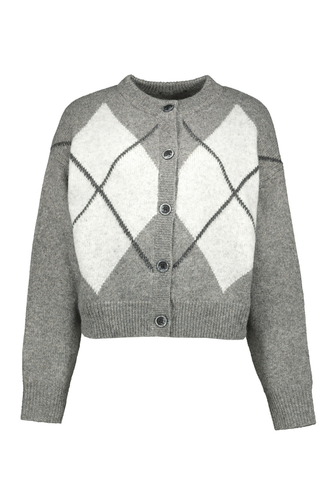 Propínací károvaný kardigan, F&F, 799 Kč