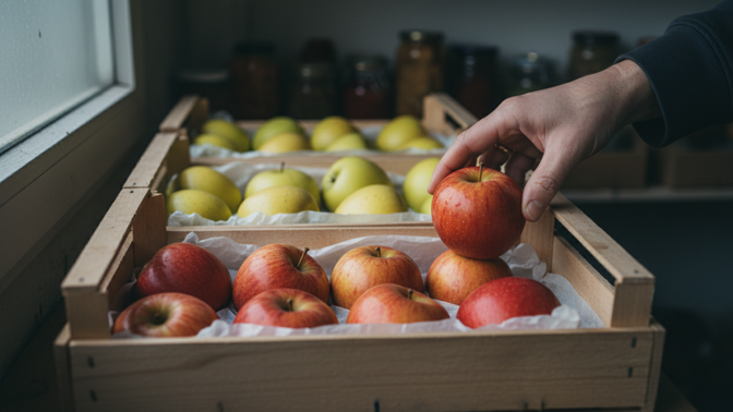 Jak skladovat jablka až do jara: 3 kroky, které opravdu fungují