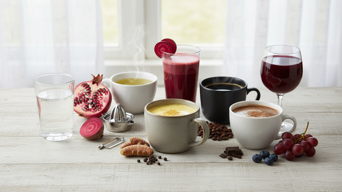 Nápoje pro zdravé cévy: jak přirozeně podpořit tepny