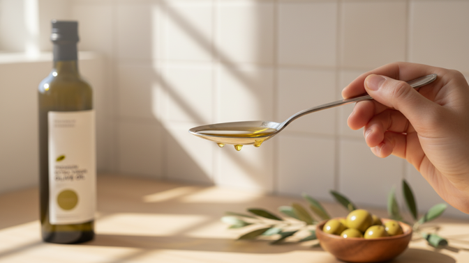 Olivový olej nalačno: Má skutečně zdravotní účinky?